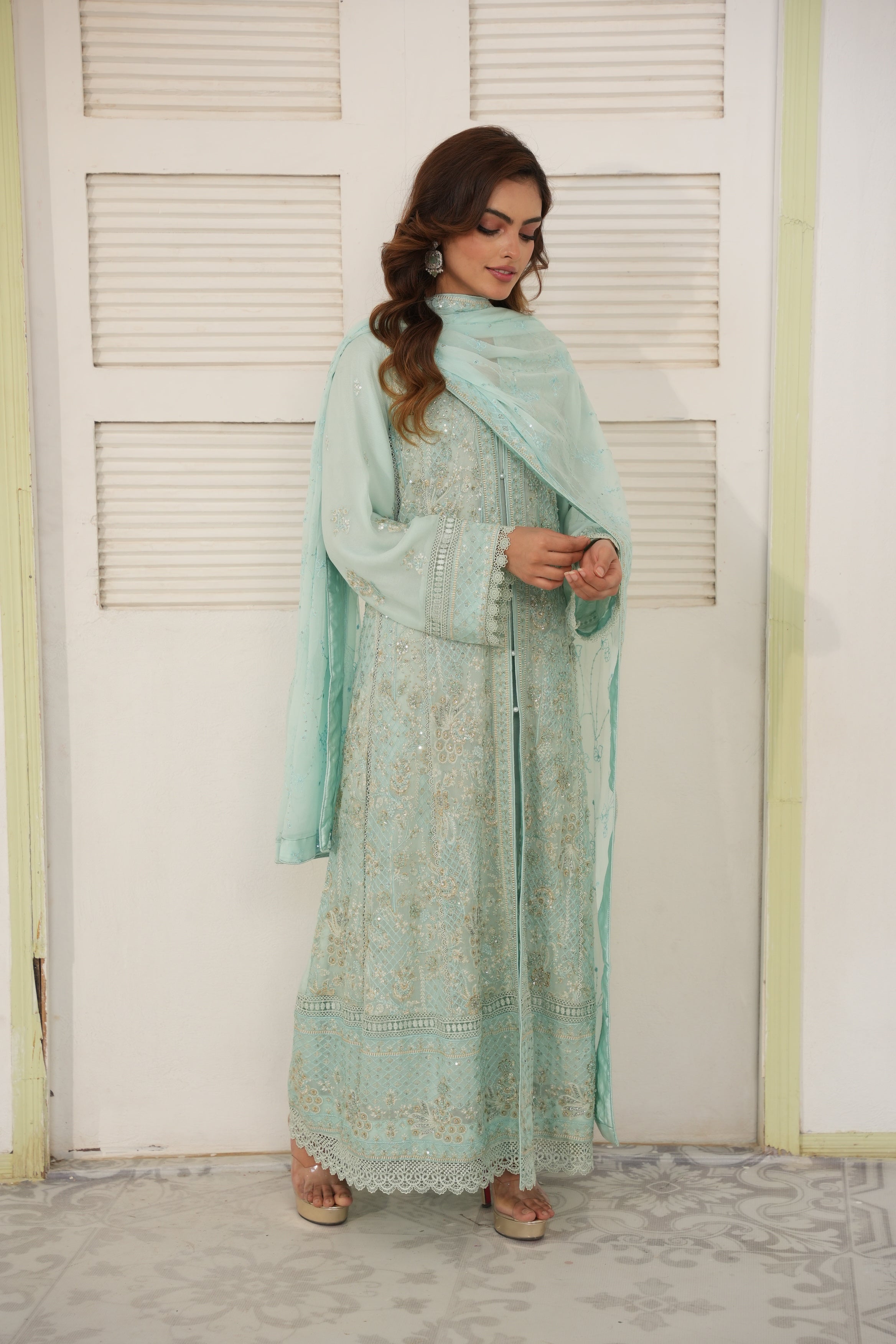 Long Freya 3 Piece Set - Mint