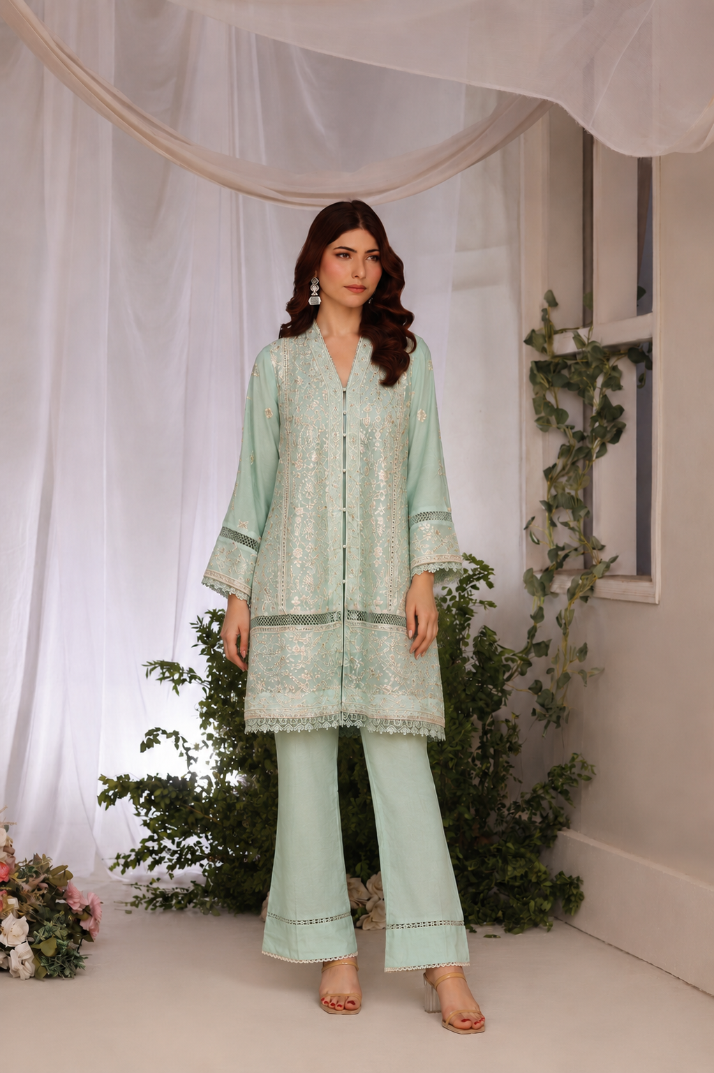 Short Freya 3 Piece - Mint