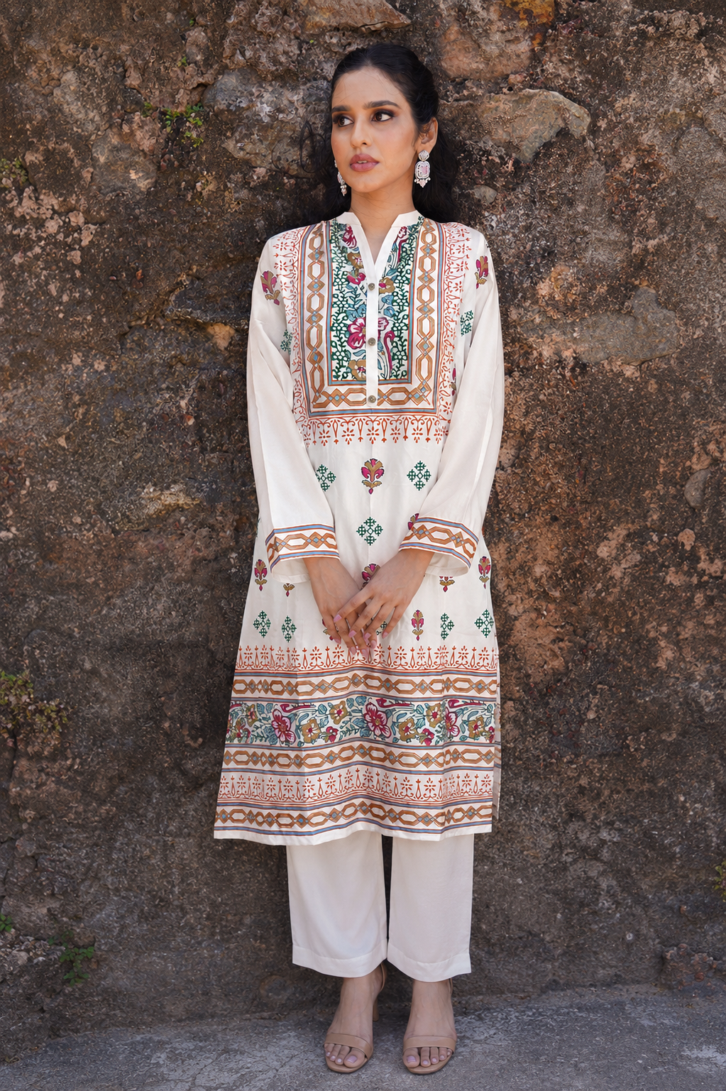 Myra Block Printed Co-ord Set