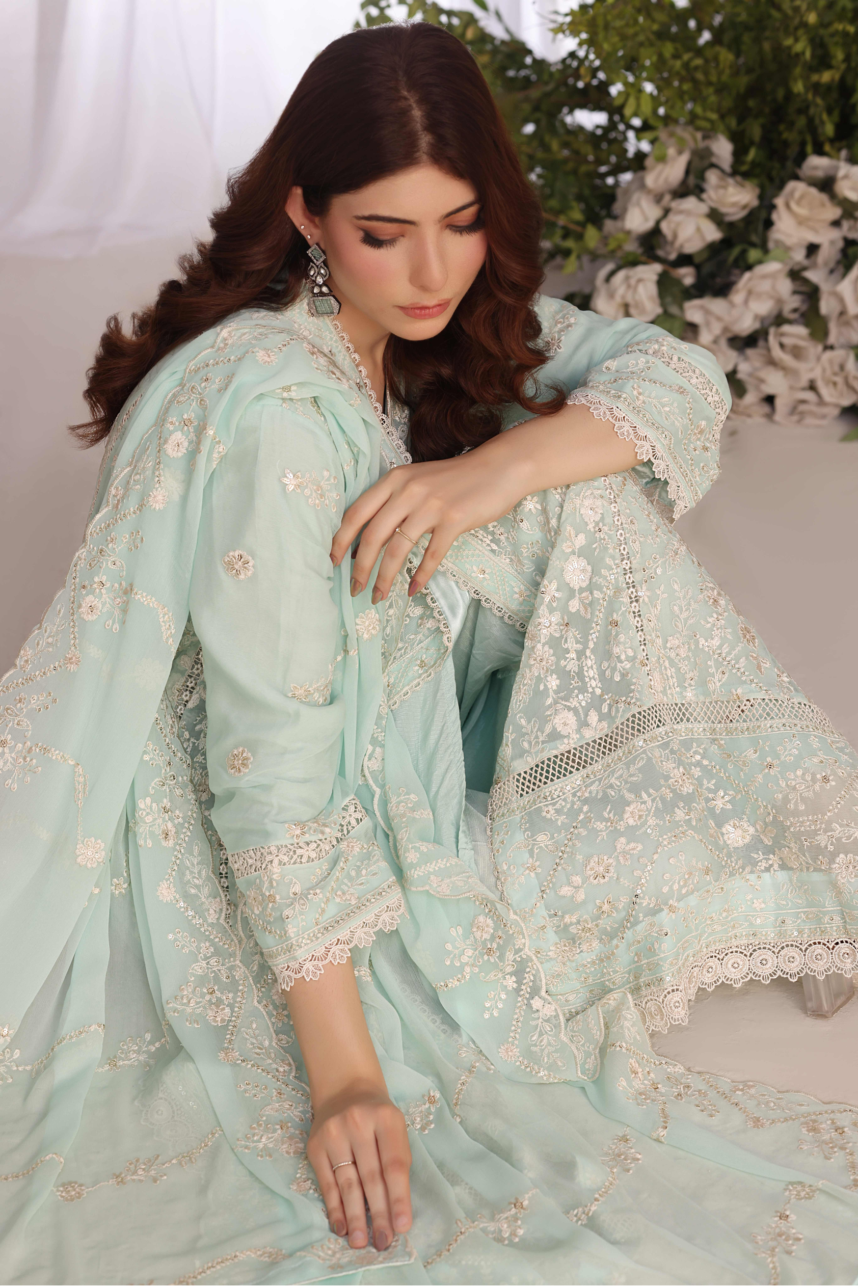 Long Freya 3 Piece Set - Mint